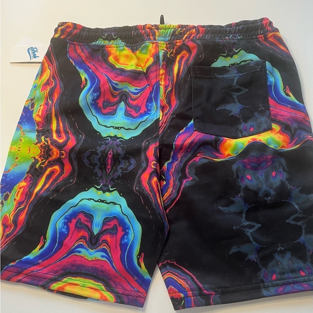 NWT Men's "Fresh Prince of Bel-Air Board Shorts Size XL No Liner Streetwear (L) - Picture 6 of 6